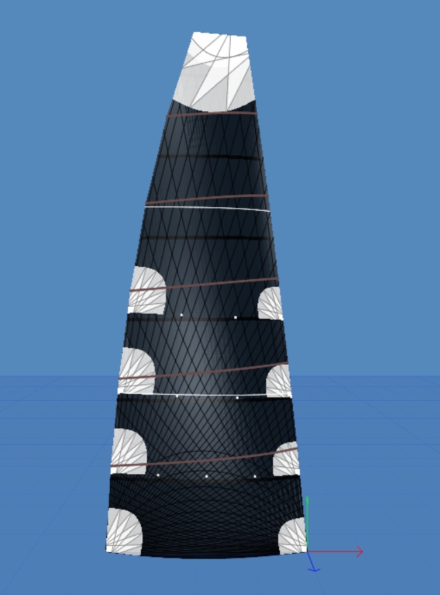 Membrane Sqaure Top Mainsail